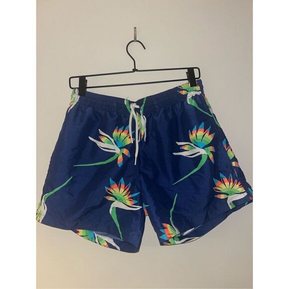 chubbies Other - Chubbies Swim Trunks Navy Floral Lined M 5" inseam